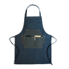 Low price custom printed logo cooking waiter denim canvas apron for restaurant