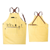 Newest hot selling custom printing colorful cotton canvas work apron
