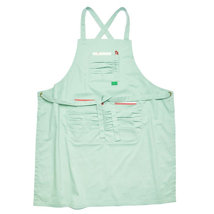 Logo custom color cotton strap apron coffee shop floral garden tea shop work apron 