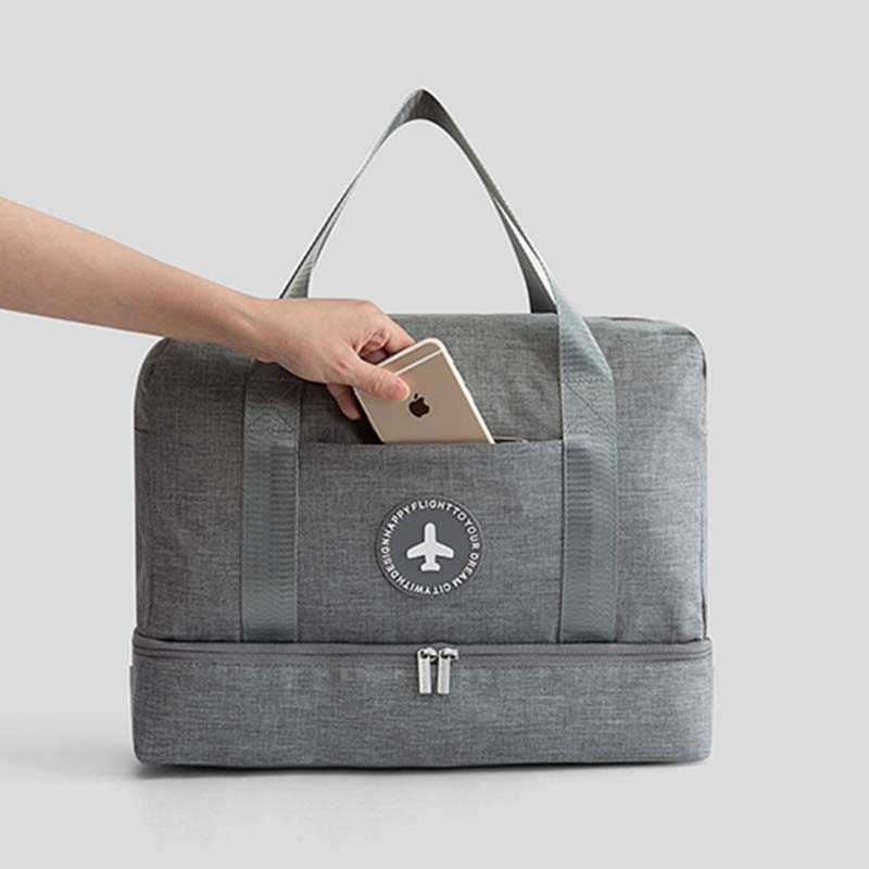  Fitness sports clothes shoes storage bag dry and wet separation bag polyester storage bag