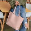 Fashion waterproof durable new style design soft comfortable pu leather women handbag