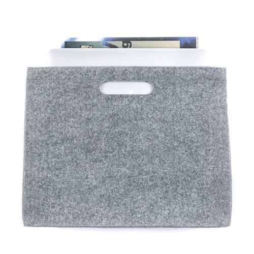 High-end eco-friendly durable ladies leisure felt fabric bag for computer