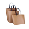 High quality custom two colors eco-friendly kraft paper bag wholesale