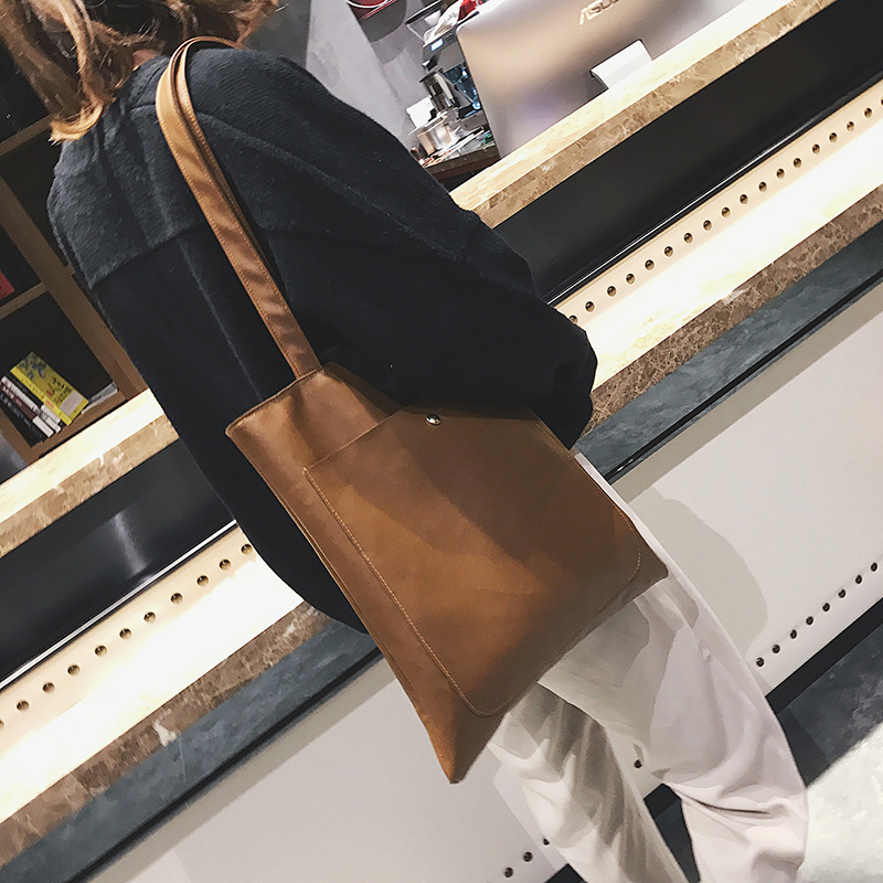 Factory wholesale supply fashion vintage ins popular style pu leather bag