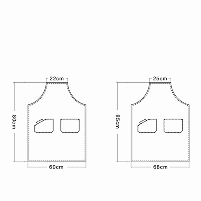 Custom Beautiful Denim Apron Barista Workwear Western Restaurant Floral Cafe Hair Salon Overalls Tooling Uniforms For Workshop