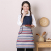 New Adult Sexy Bohemian Style Printing Soft Canvas Fabric Apron Elegant Ethnic Style Waist For Ladies