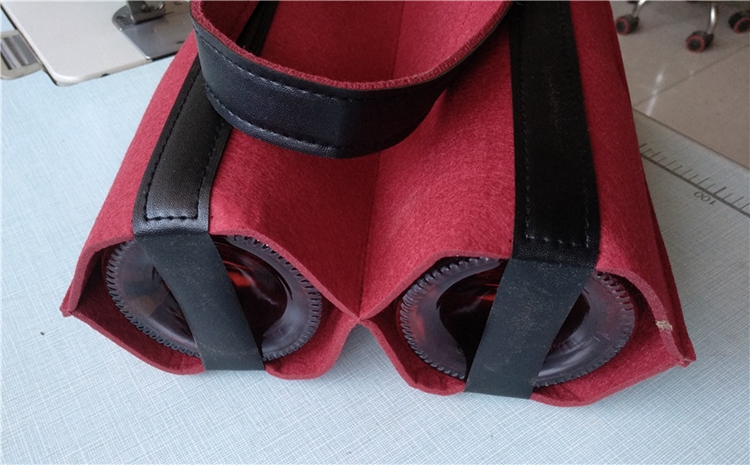 Red wine felt bag (8)