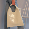 Simple and stylish waterproof pu vest bag shopping shoulder tote bag
