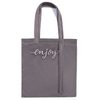 Eco friendly custom velvet embroidery large capacity tote bag portable shopping shoulder bag