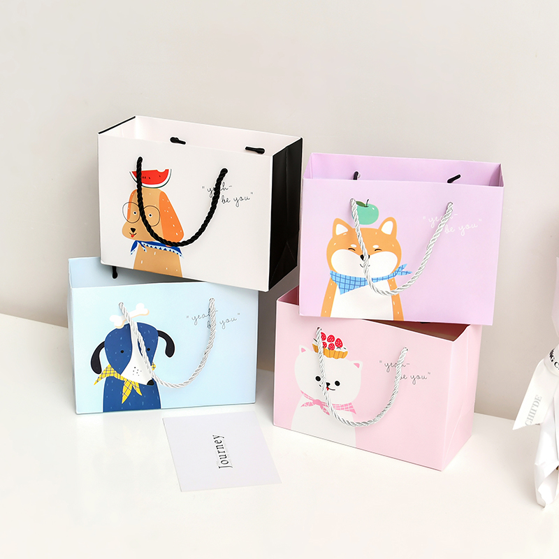 Luxury printed gift custom printed shopping paper bag