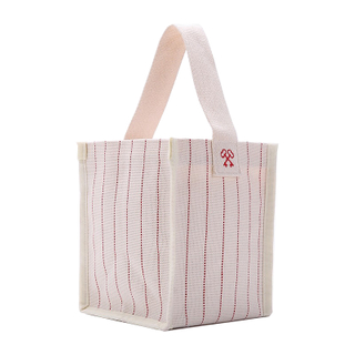 Small size embroidery canvas tote bag
