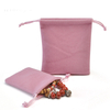 Custom printed jewelry velvet drawstring pouch gift bags wholesale