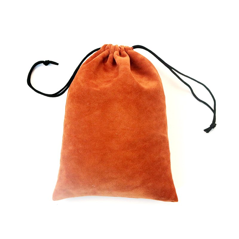 Wholesale custom velvet drawstring jewelry necklace pouch 