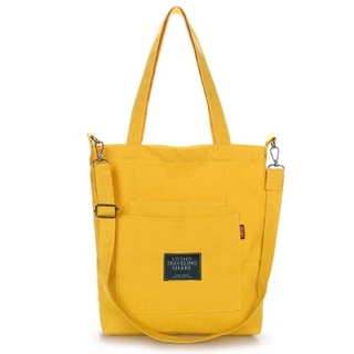 Fashion poratble polyester cotton canvas bag