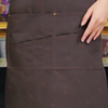 Adjustable Hang Neck Strap Comfortable Durable Canvas Work Apron Custom Logo