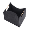 Soft comfortable felt storage tote bag