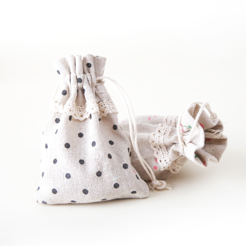 Wholesale China Factory cotton linen pouch