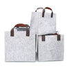 Amazon best selling different sizes customized soft felt shopping bag