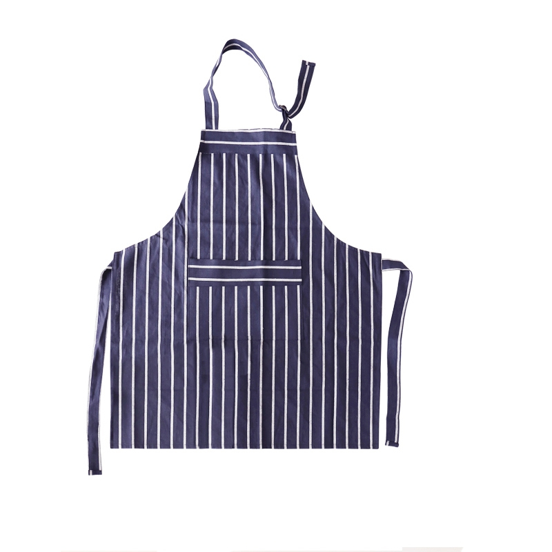 Simple fashion plain color potholder napkin apron four piece unisex cotton kitchen apron