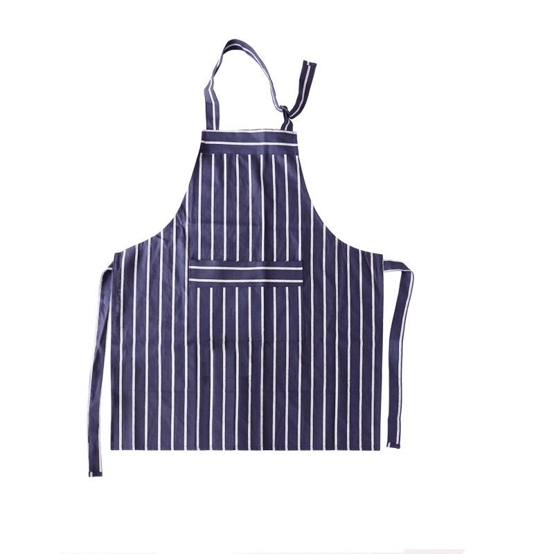 Simple fashion plain color potholder napkin apron four piece unisex cotton kitchen apron