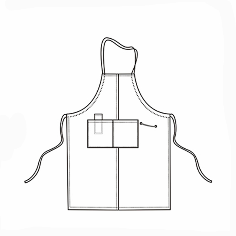 Wholesale Skin-friendly Home Use Kitchen Cooking Cotton Apron