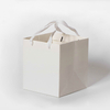 flat paper handle customized design shopping gift printed kraft paper bag