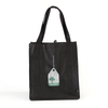 Clear printing thick strong load bearing large capacity non woven tote shopping grocery bag 