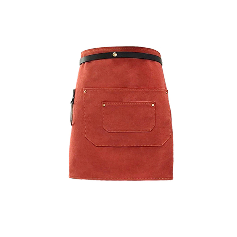 Hot-selling Colorful Durable Washed Thick Canvas Kitchen Cooking Home Or Work Use Waist Apron