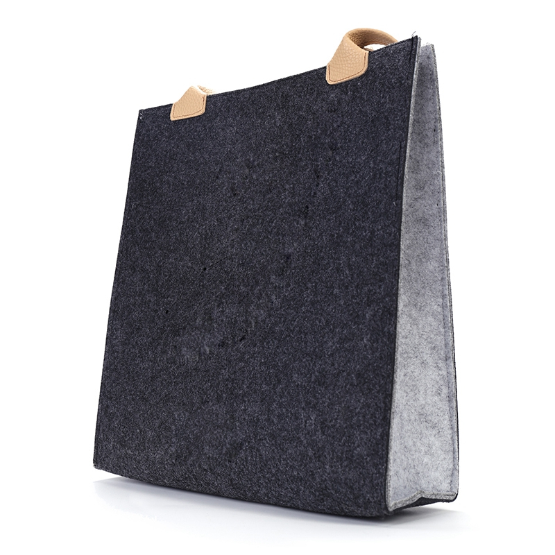 High quality recycling reusable hand felt bag for women 