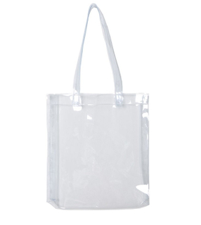 Factory price handles customized pvc bag for gift and shopping