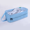 Household oxford cloth transparent shoe storage bag dust proof portable shoe storage travel bag with logo custom