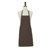 Customized quality thick apron length men and women cotton canvas coffee shop home embroidery apron