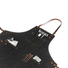 Custom Fashion Durable Denim Tool Pockets Apron for Flowers Shop Hairdresser Coffee Shop Overalls Printing Logo