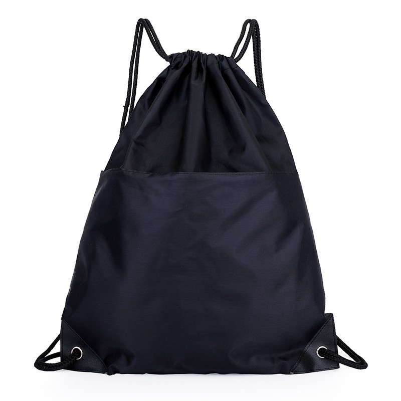 Waterproof portable polyester drawstring backpack for adult
