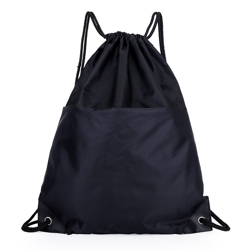 Waterproof portable polyester drawstring backpack for adult