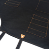 Simple Black Denim Cloth West Restaurant Work Shop Barista Hairdresser Painting Custom Tool Apron