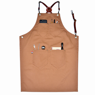 Fashionable Colorful Superior Cotton Fabric Denim Work Or Home Use Apron