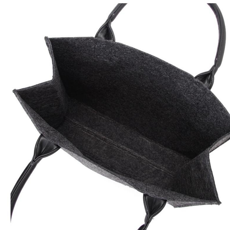 Trending hot products women felt bags leisure shoulder hand bag