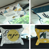 Car tissue box ins style receive cloth tissue bag chair back suspension and sun shield tissue bags