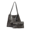 Fashion pu leather large capacity shopping tote bag