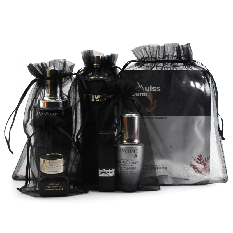 Wholesales jewelry drawstring gift pouch wedding organza bag