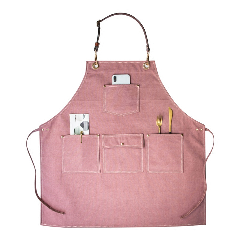 Wholesale Adjustable Colorful Washed Canvas Apron