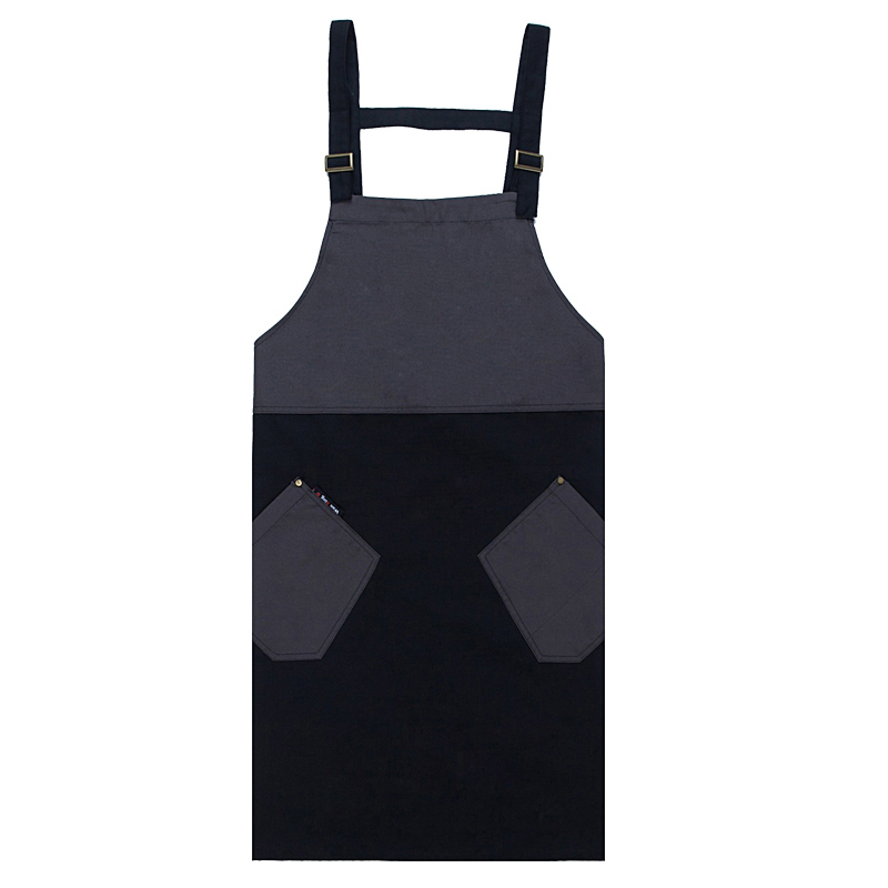 Adjustable Hang Neck Strap Comfortable Durable Canvas Work Apron Custom Logo