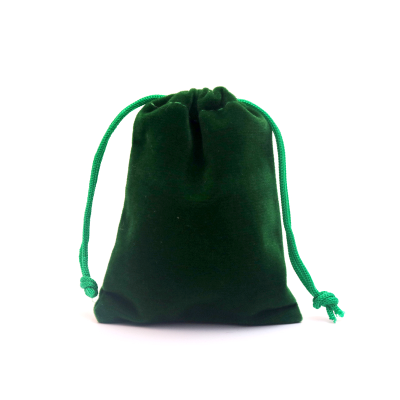 custom velvet jewelry gift drawstring bag pouches
