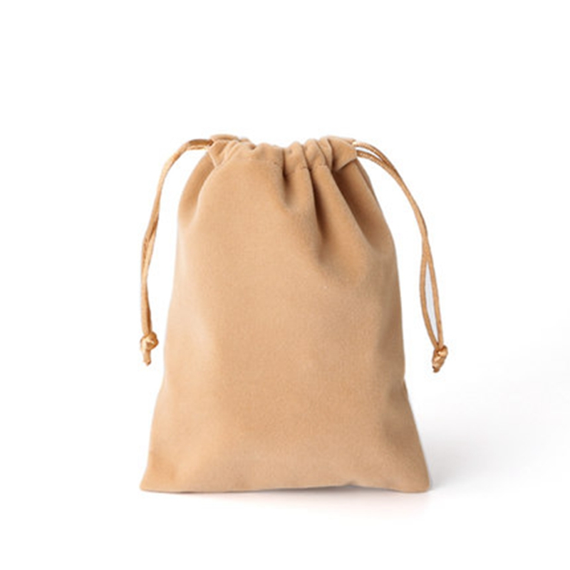 Wholesale custom velvet drawstring jewelry necklace pouch bag