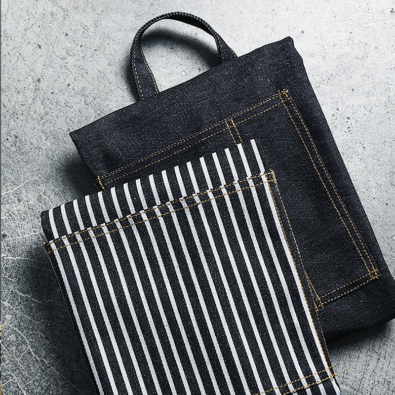 Fashion Couple Home Kitchen Denim Apron Hanging Neck Baking Western Restaurant Overalls For Waiter Or Waitress