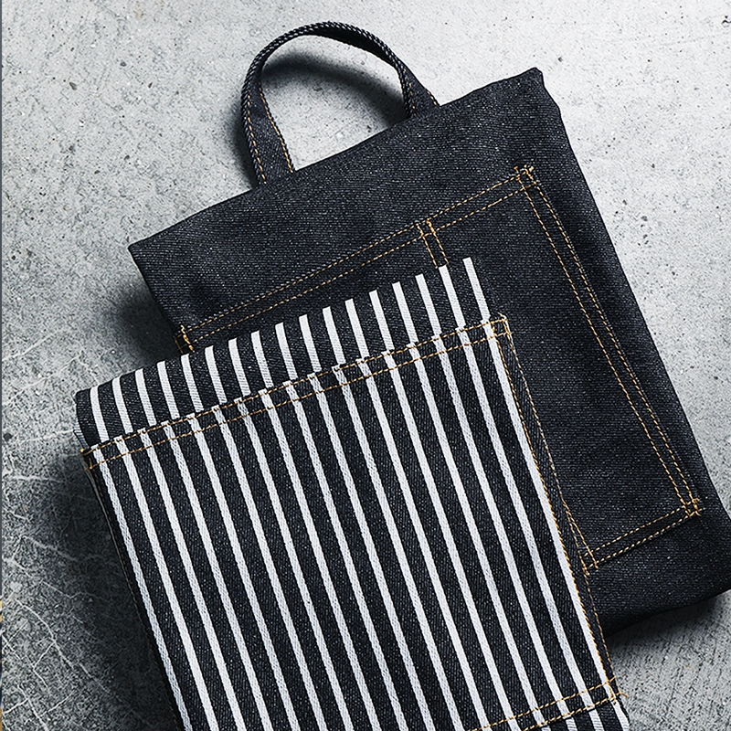 Fashion Couple Home Kitchen Denim Apron Hanging Neck Baking Western Restaurant Overalls For Waiter Or Waitress