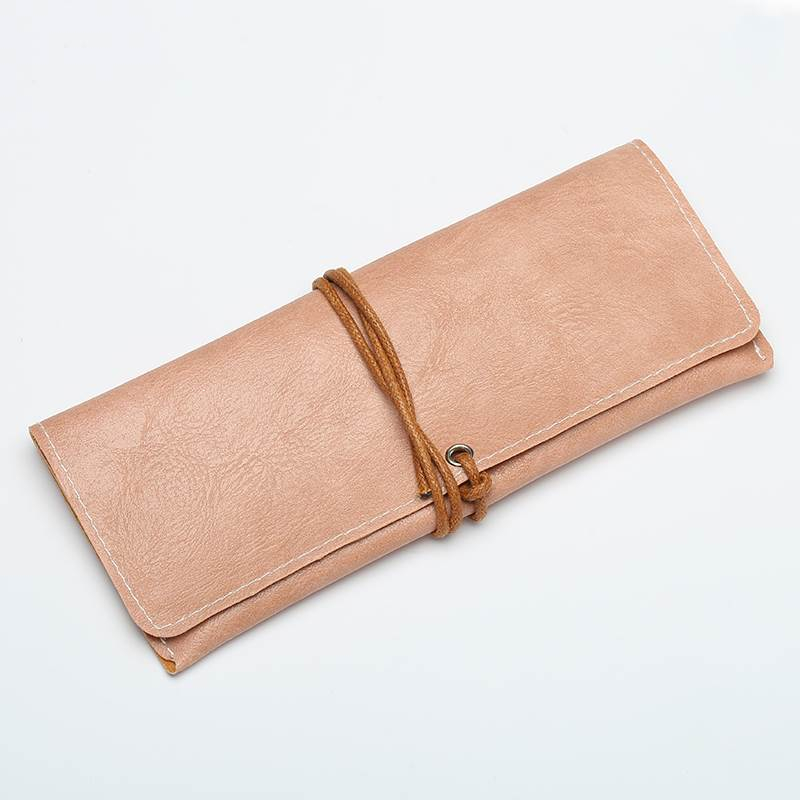 Handmade retro bundled glasses case sunglasses myopia glasses case glasses bag leather storage bag