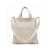 Factory logo custom cotton canvas tote shopping bag for women