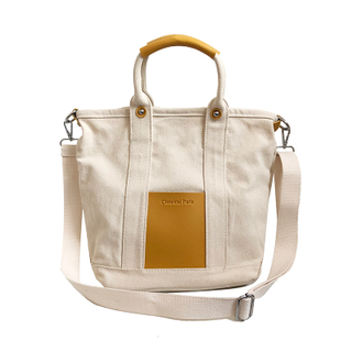 Natural eco friendly breathable strong durable multifunction cotton canvas tote messenger bag with china supplier